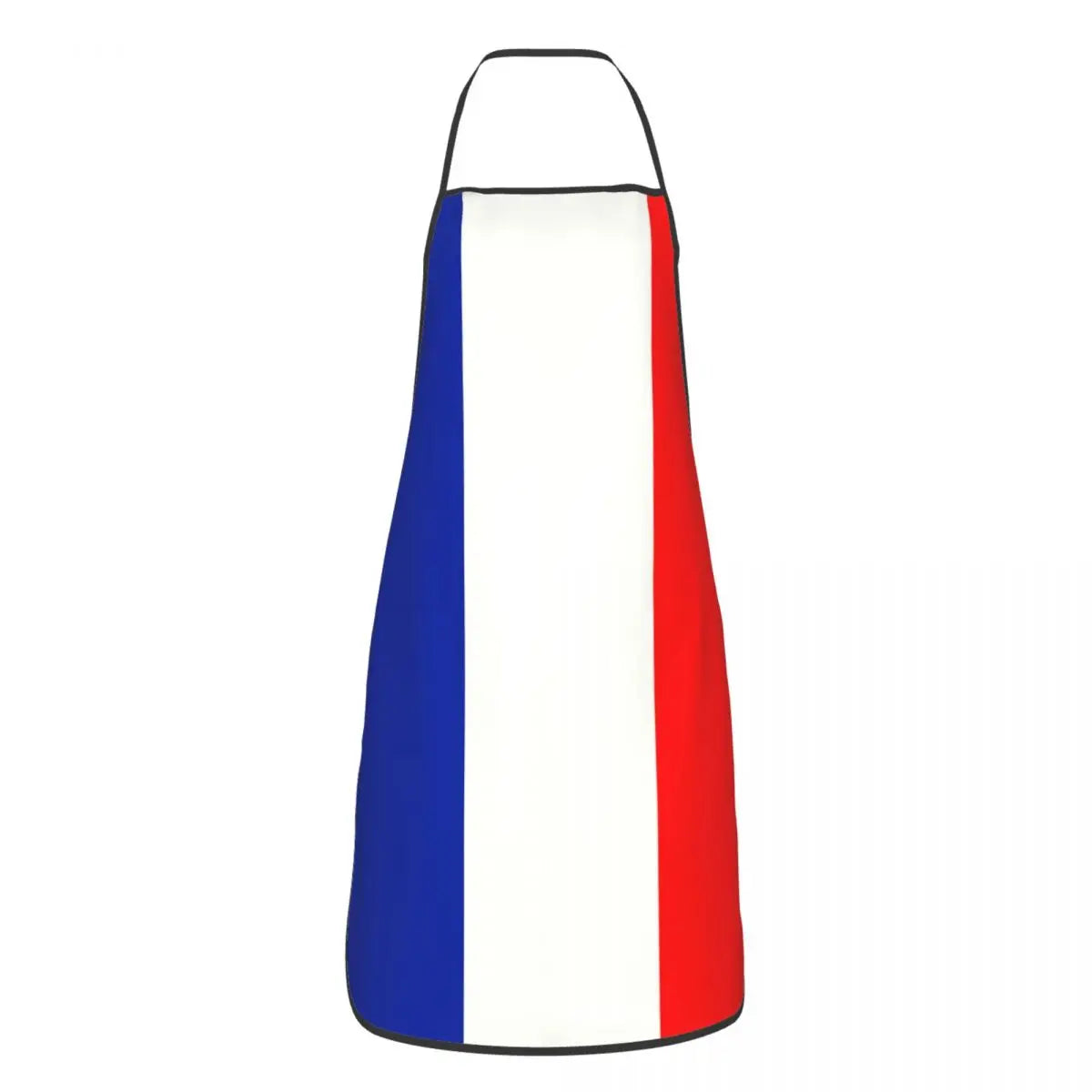 Tablier cuisine français tricolore style bistrot gastronomie