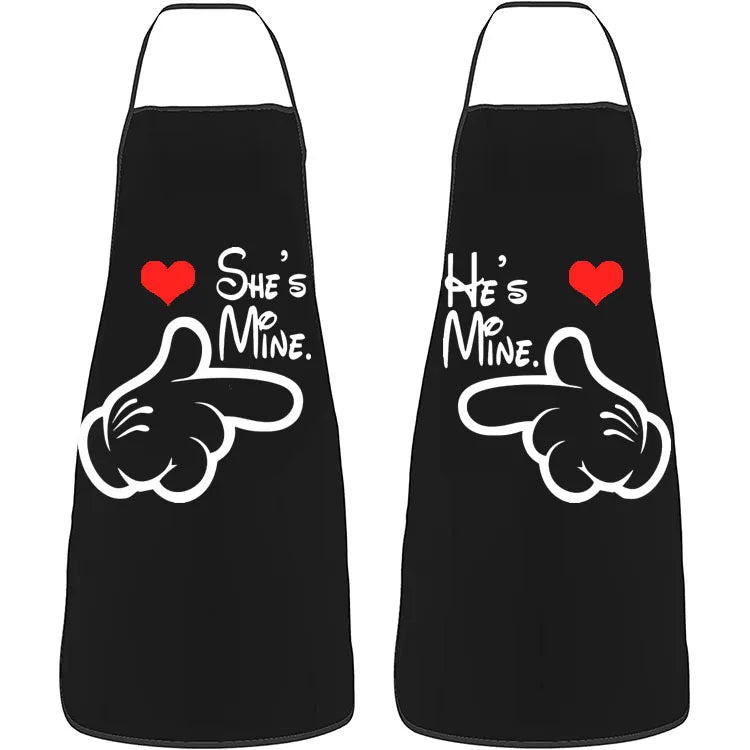 Tablier cuisine couple