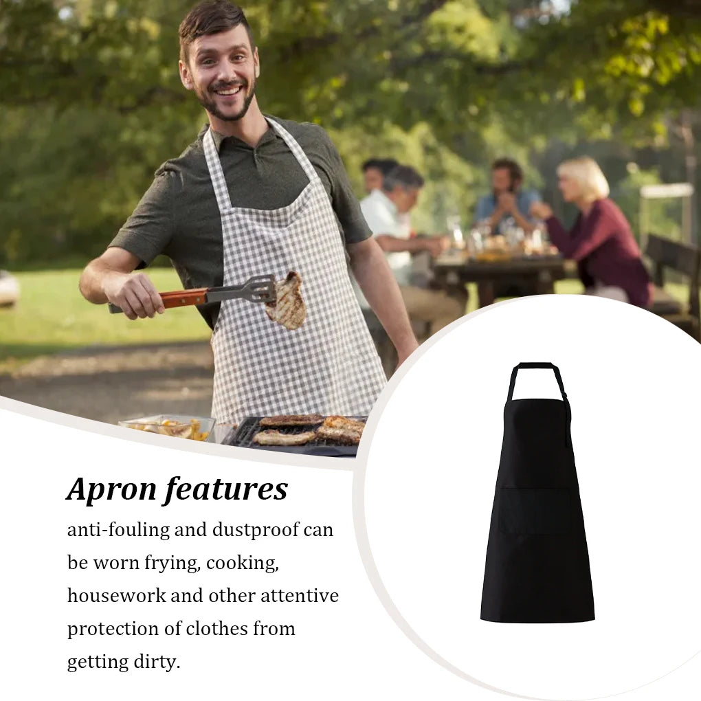 Tablier cuisine noir homme