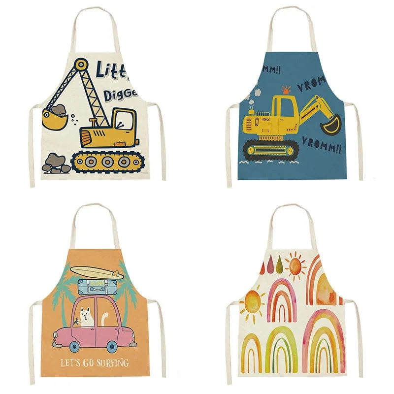 Tablier cuisine garçon enfant résistant amusant atelier