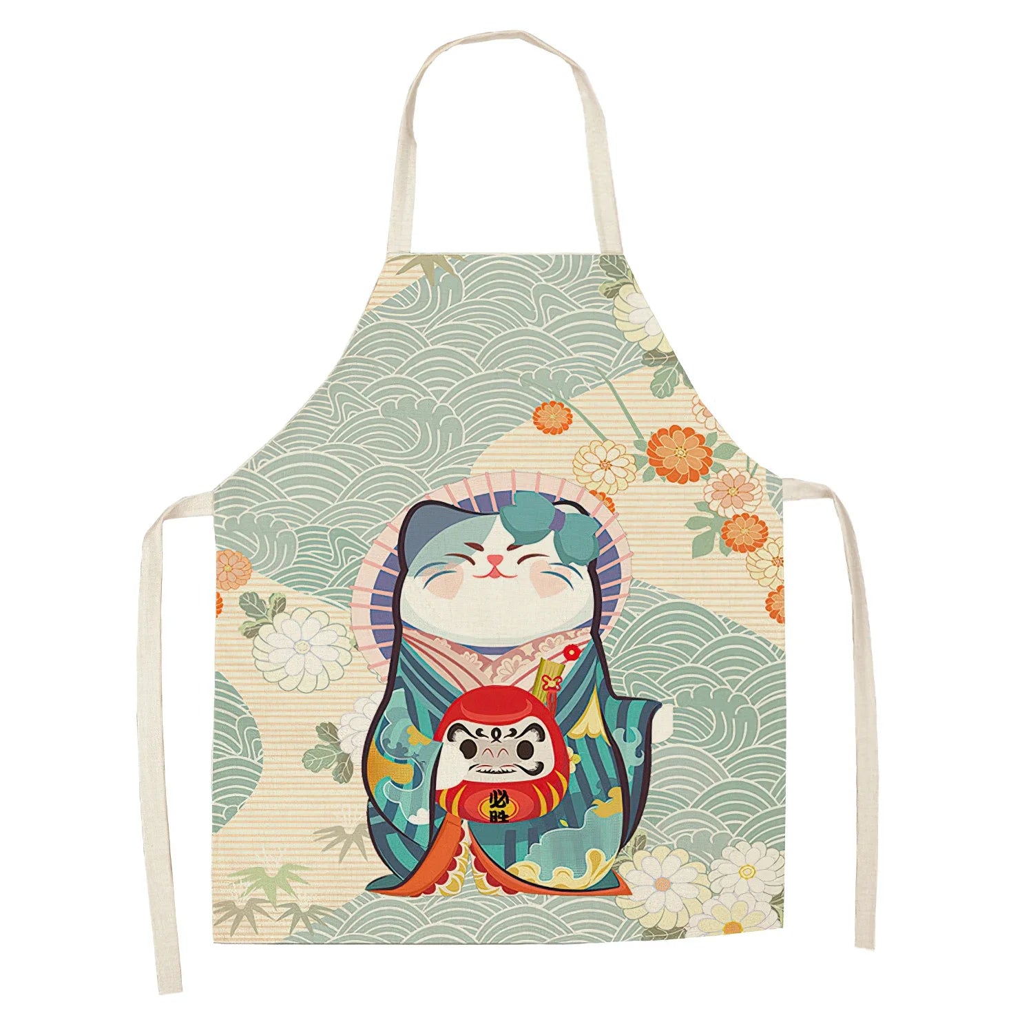 Tablier cuisine kawaii coloré femme enfant bonne humeur cadeau