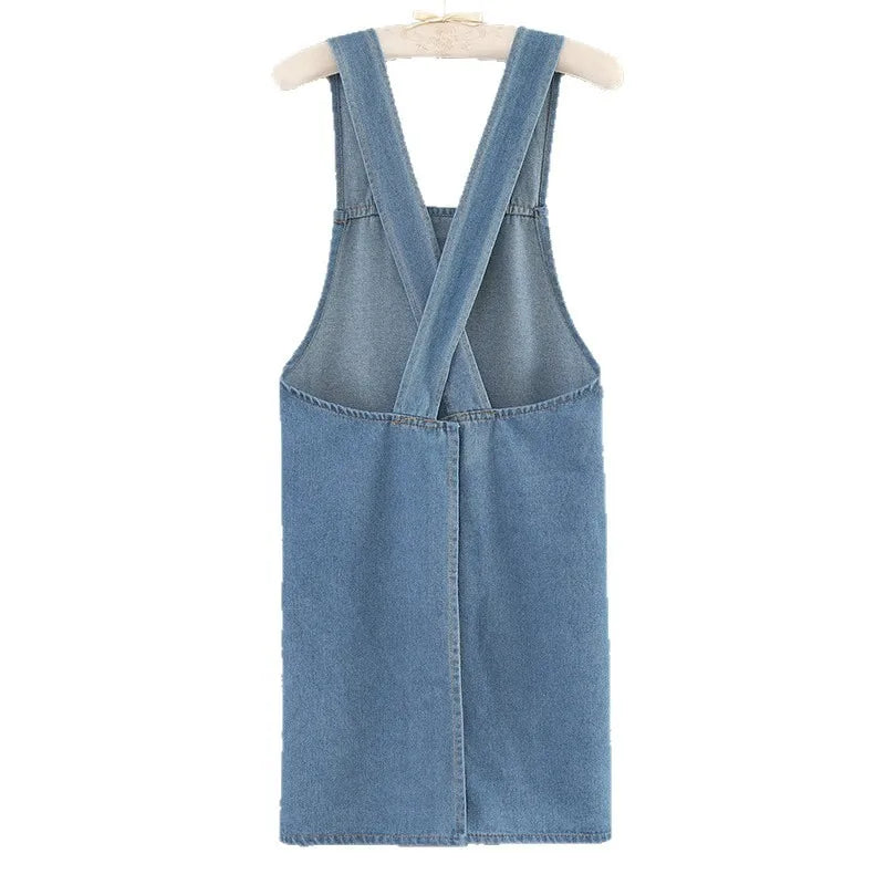 Tablier cuisine jean denim résistant style casual tendance