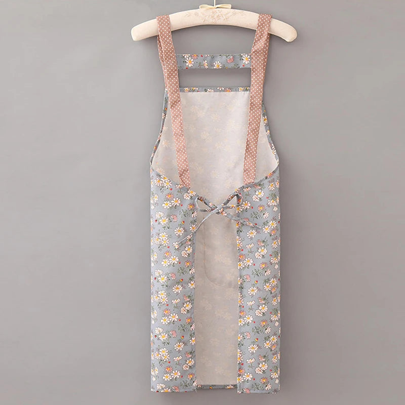 Tablier Cuisine Femme Polyester – Tablier Léger 6 Designs Toutes Saisons