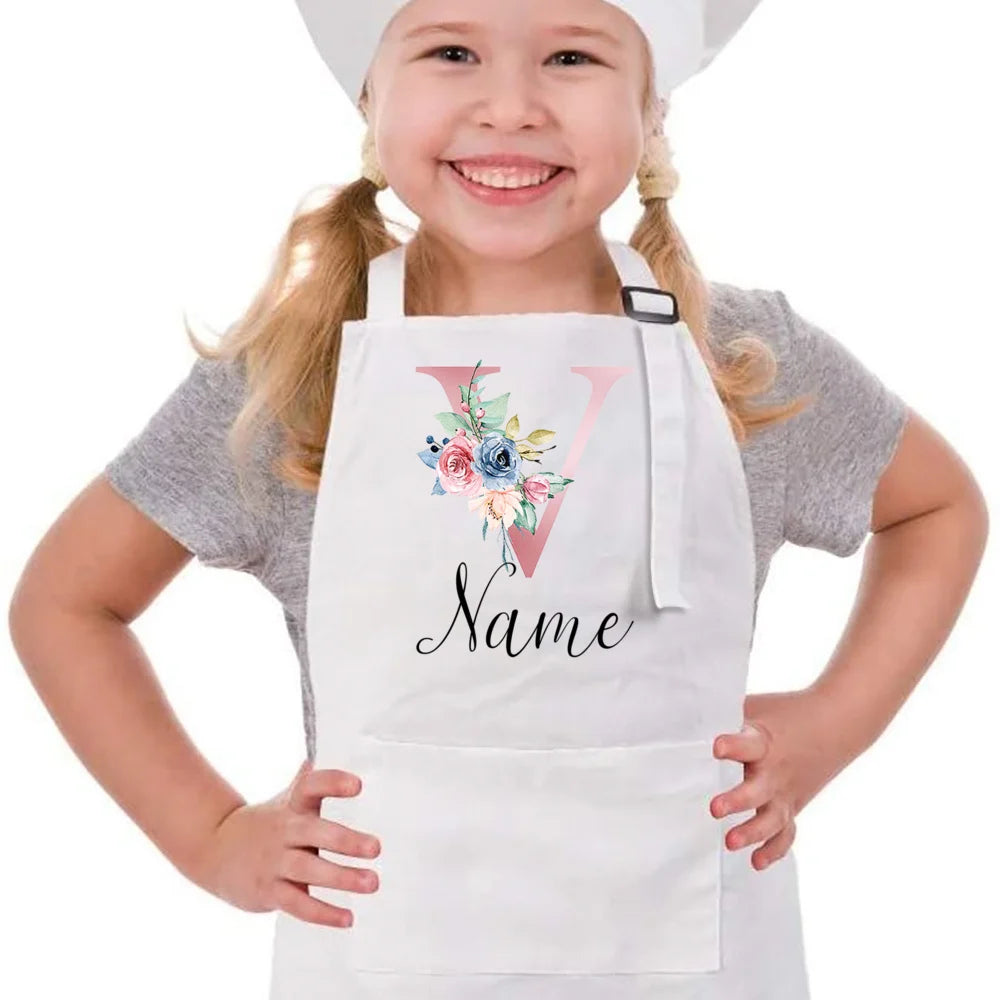 Tablier cuisine prénom enfant personnalisé rigolo cadeau