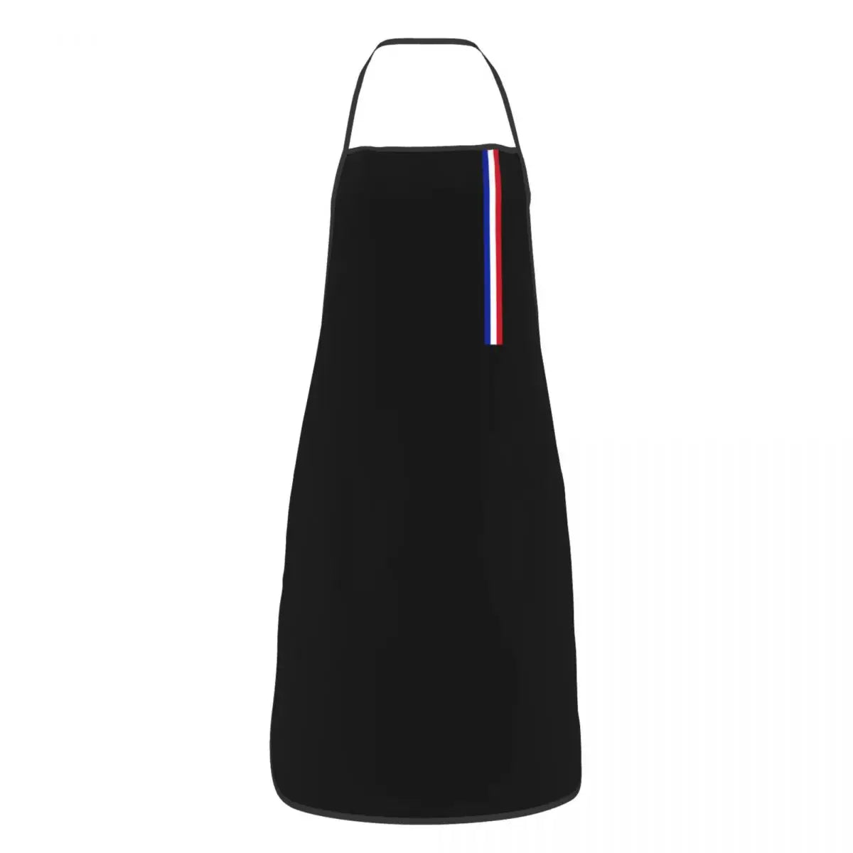 Tablier cuisine français tricolore style bistrot gastronomie