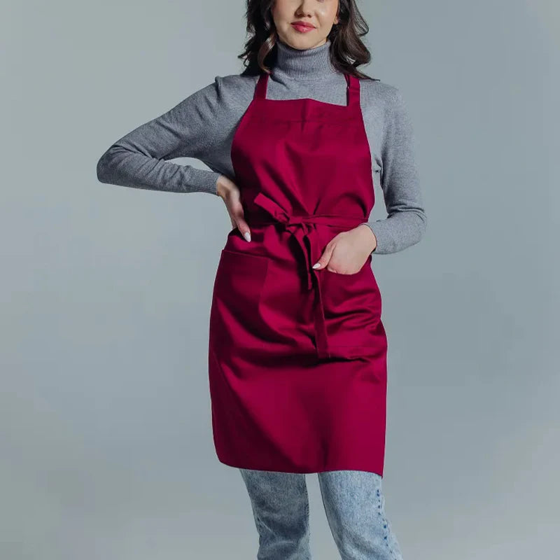 Tablier cuisine bleu anti-taches coloré apaisant résistant