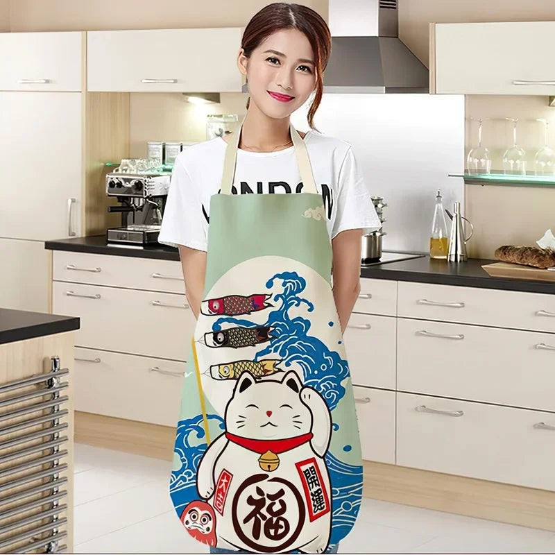 Tablier cuisine kawaii coloré femme enfant bonne humeur cadeau