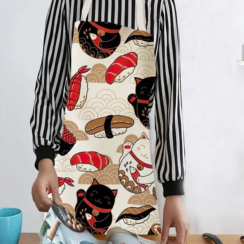 Tablier cuisine kawaii coloré femme enfant bonne humeur cadeau