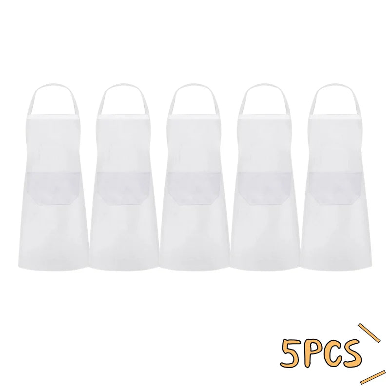 Tablier cuisine blanc femme