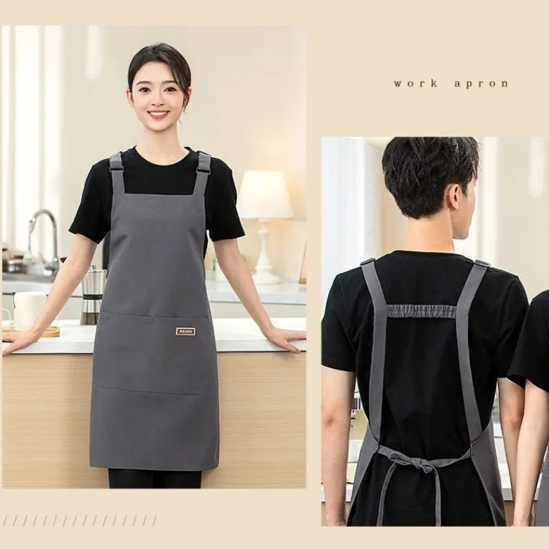 Tablier Cuisine Design H-Back – Tablier Polyester Waterproof Stylé