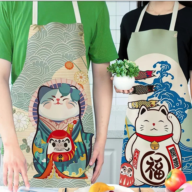Tablier cuisine kawaii coloré femme enfant bonne humeur cadeau