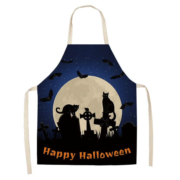 Tablier Cuisine Chats Lin Coton – Tablier Motif Chat Original et Mignon